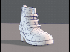 shoes cartoonv03 Modelo 3D