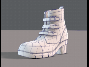 shoes cartoonv03 Modelo 3D