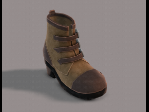 shoes cartoonv03 Modelo 3D