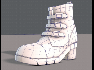 shoes cartoonv03 Modelo 3D