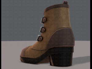shoes cartoonv03 Modelo 3D