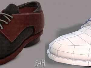 shoes cartoonv04 3D Model