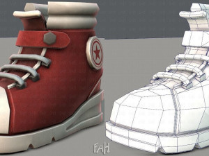 shoes cartoonv05 3D Model