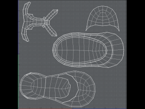 shoes cartoonv06 3D मॉडल
