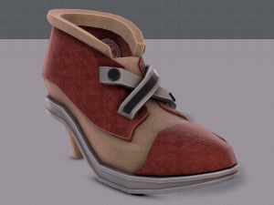 shoes cartoonv07 3D Model