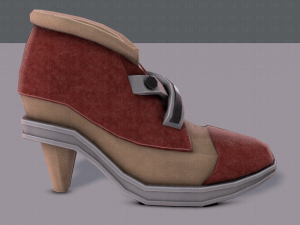 shoes cartoonv07 3D Model