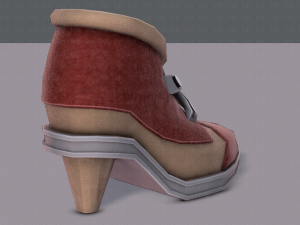 shoes cartoonv07 3D Model