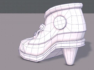 shoes cartoonv07 3D Model