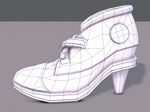 shoes cartoonv07 3D Model