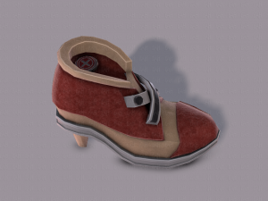 shoes cartoonv07 3D Model