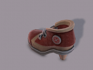 shoes cartoonv07 3D Model