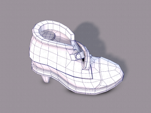 shoes cartoonv07 3D Model