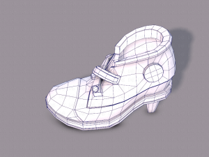shoes cartoonv07 3D Model