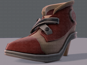 shoes cartoonv07 3D Model