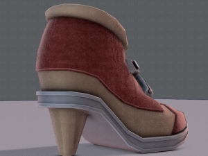 shoes cartoonv07 3D Model