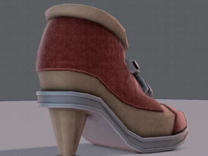 shoes cartoonv07 3D Model