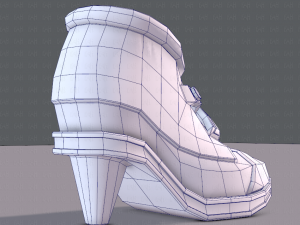 shoes cartoonv07 3D Model