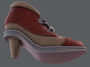 shoes cartoonv07 3D Model