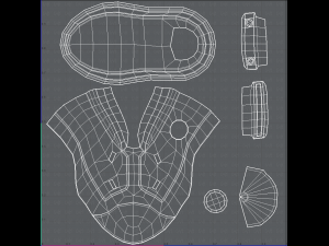 shoes cartoonv07 3D Model