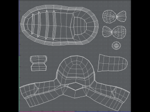 shoes cartoonv08 3D Model