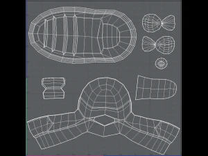 shoes cartoonv08 3D Model