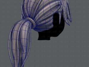 3d hair style for girl v26 Model 3D