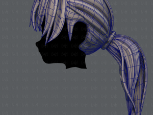 3d hair style for girl v26 Model 3D