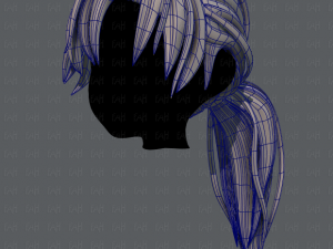 3d hair style for girl v26 Model 3D