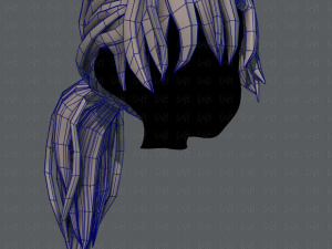 3d hair style for girl v26 Model 3D