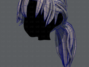 3d hair style for girl v26 Model 3D
