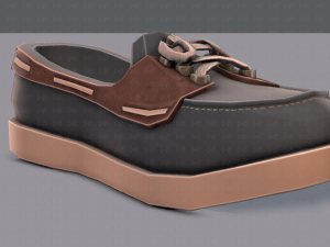 3d shoes cartoonv09 3D Model