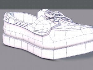 3d shoes cartoonv09 3D Model