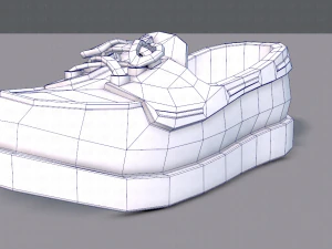 3d shoes cartoonv09 3D Model