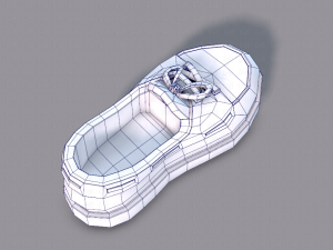 3d shoes cartoonv09 3D Model