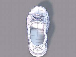 3d shoes cartoonv09 3D Model