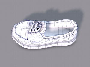 3d shoes cartoonv09 3D Model