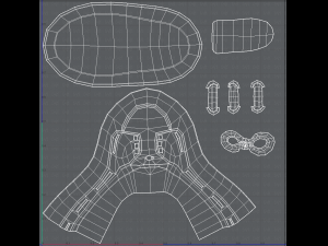 3d shoes cartoonv09 3D Model
