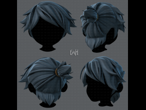 3d hair style for boy v26 3D Модель