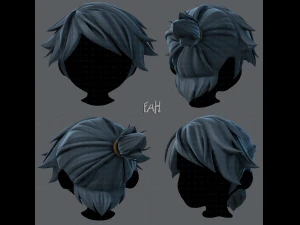 Acconciatura 3d per ragazzo v26 Modello 3D