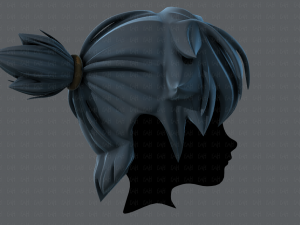 3d hair style for boy v26 3D 모델