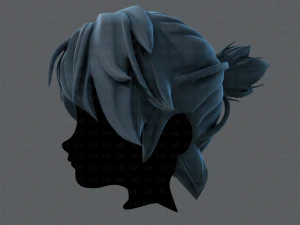 3d hair style for boy v26 3D Model