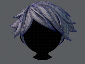 3d hair style for boy v26 3D Model