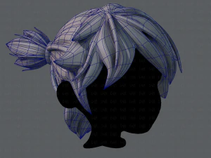 3d hair style for boy v26 3D Model