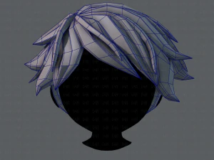 3d hair style for boy v26 3D Model