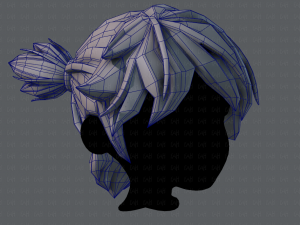 3d hair style for boy v26 3D 모델