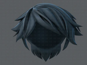 3d hair style for boy v26 3D Model