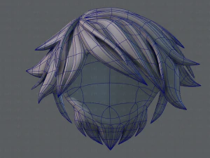 3d hair style for boy v26 3D Model