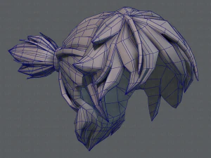 3d hair style for boy v26 3D Model