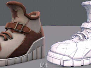 shoes cartoonv10 3D मॉडल