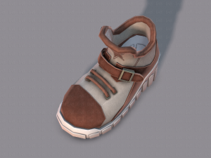 shoes cartoonv10 3D Model